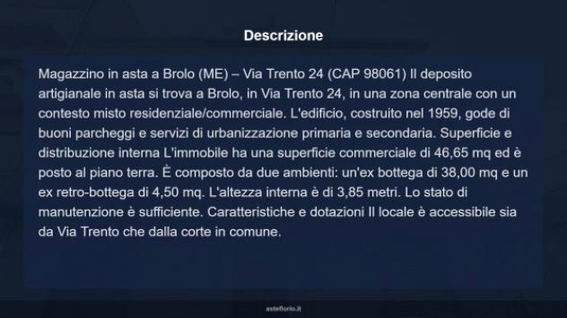 Immobile in asta di 46 m² in vendita a Brolo - Foto 9