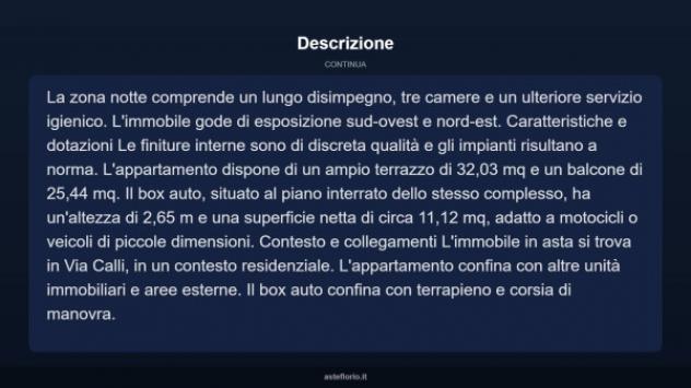 Immobile in asta di 134 m² con più di 5 locali e box auto in vendita a Campagna - Foto 9
