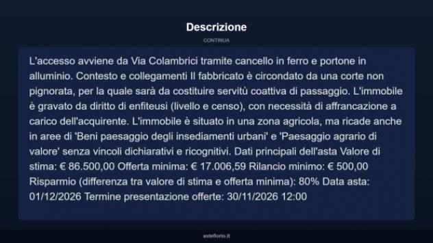 Immobile in asta di 169 m² con più di 5 locali in vendita a Pastena - Foto 18