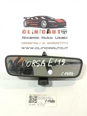 SPECCHIETTO RETROVISORE INTERNO OPEL Corsa E 3° Serie 010456 A049333 B14XER (15)
