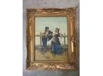 QUADRO AD OLIO "CORTEGGIAMENTO"
