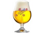 1 bicchiere per la famosa birra Delirium Tremens tacca, con elefanti rosa 25cl