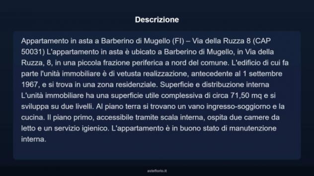 Immobile in asta di 71 m² in vendita a Barberino di Mugello - Foto 3