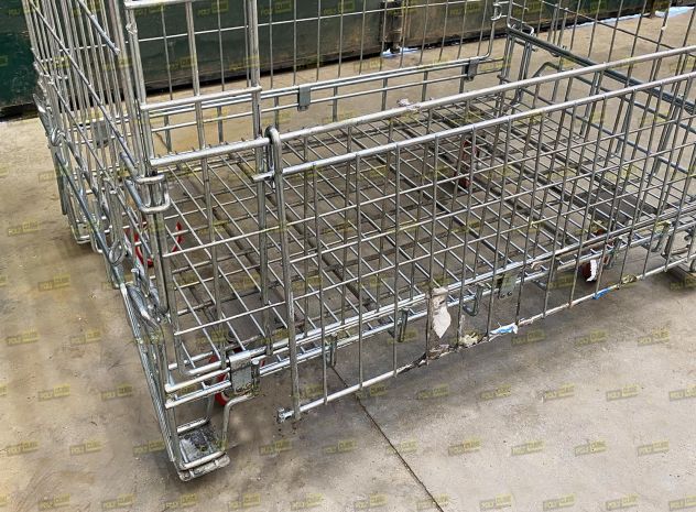 Ceste o contenitori retati con ruote - carrelli usati - Foto 9