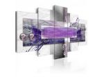 Quadro Con 4 Sfere - Viola - 100x50 E 200x100 ARREDALACASA