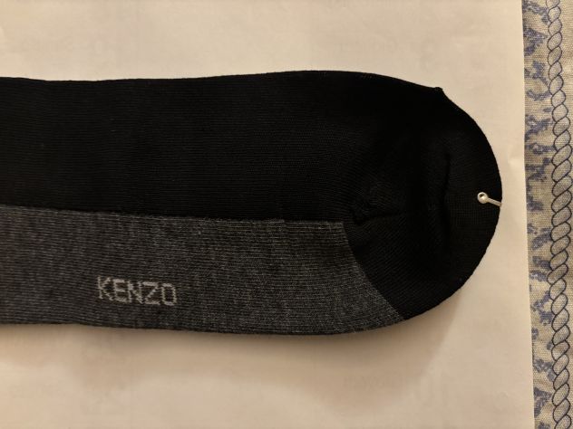 CALZE NUOVE FANTASMINI DA UOMO LEGGERE FIRMATE ORIGINALI:”KENZO”N’42-44 - Foto 4