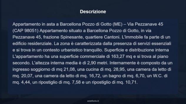 Immobile in asta di 163 m² con più di 5 locali in vendita a Barcellona Pozzo di Gotto - Foto 12