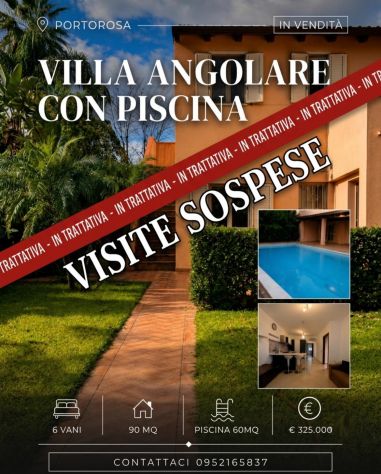 Portorosa - Villa angolare con piscina privata