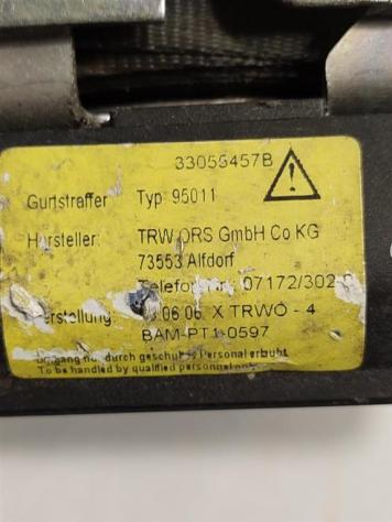 CINTURA DI SICUREZZA POSTERIORE DX RENAULT Clio Serie 34006768 33055457B K9K (0408) - Foto 4