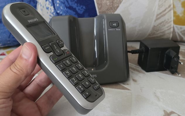 Philips Dect 1221S telefono cordless per linea fissa di casa completo - Foto 2