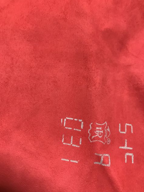 Pelle nappa rossa per artigianato – RED21 - Foto 5