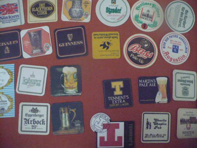 sottobicchieri birra anni '80 - Foto 8