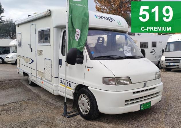 CAMPER ELNAGH SLEEK DUCATO SEMINTEGRALE FOTOVOLTAICO CLIMATIZZATORE TENDALINO GENERALI USATI 519