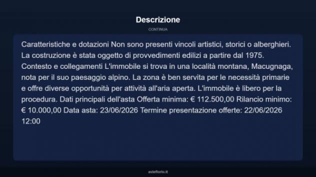 Immobile in asta di 94 m² in vendita a Macugnaga - Foto 7