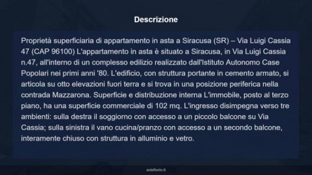 Immobile in asta di 102 m² con più di 5 locali in vendita a Siracusa - Foto 4