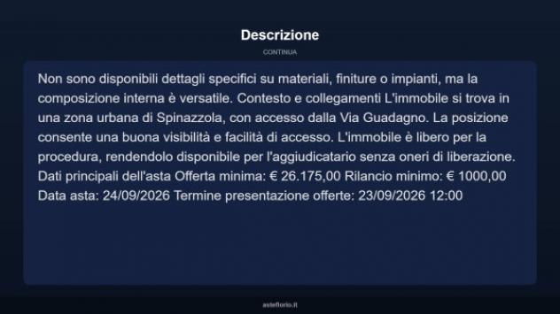 Immobile in asta di 103 m² in vendita a Spinazzola - Foto 9