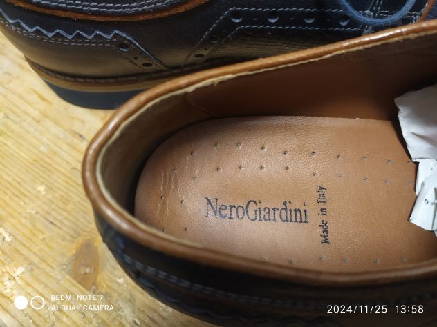 Scarpe uomo taglia 44 eleganti poco usate adatte anche per cerimonia - Foto 5