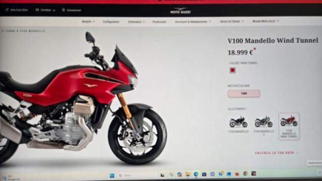 MOTO GUZZI V 100 V 100 WIND TUNEL ABS EURO 5 + rif. 23145429
