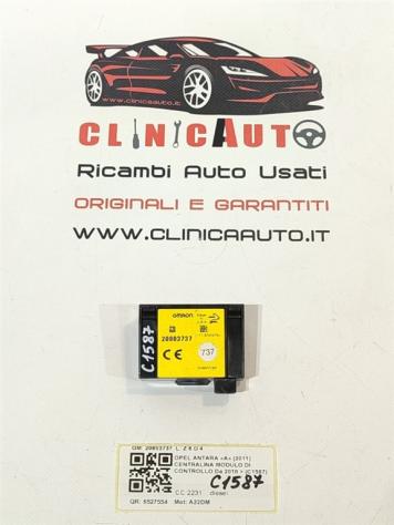 CENTRALINA MODULO DI CONTROLLO OPEL Antara Serie 20803737 A22DM diesel 2231 (0615)