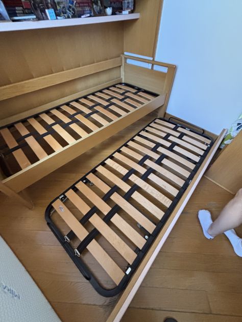 letto doppio estraibile completo di 2 materassi - Foto 2