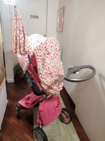 VENDO CARROZZINA PINK STOKKE TRIO - Foto 2
