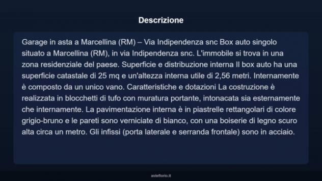 Immobile in asta di 25 m² in vendita a Marcellina - Foto 3