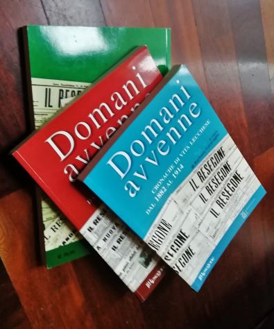 "DOMANI AVVENNE" - n. 3 volumi - Cronache della vita Lecchese dal 1882 al 1954 - Foto 2