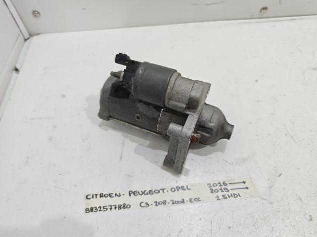 MOTORINO D' AVVIAMENTO CITROEN C3 Serie 9832577880 9832577880 Diesel 1.5 (16)