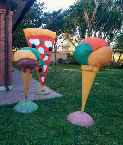 Gelato in fiberglass: Insegna cono gelato per esterno. Disponibile a GROSSETO - Foto 9