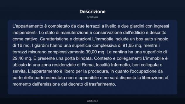 Immobile in asta di 45 m², box auto in vendita a Roma - Foto 9