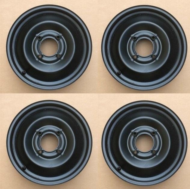 KIT 4 PEZZI CERCHIO LAMIERA 13  AIXAM BELLIER CASALINI GRECAV JDM ITALCAR TASSO
