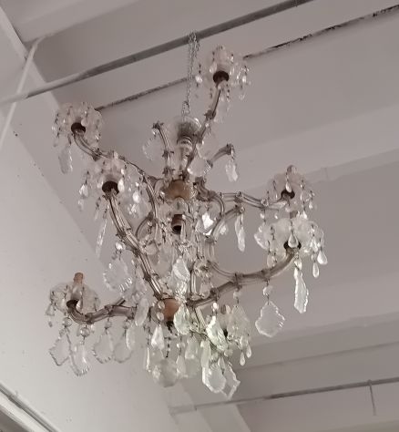 VENDO LOTTO DI LAMPADARI ANTIQUARIATO IN STOCK o SINGOLARMENTE - Foto 3