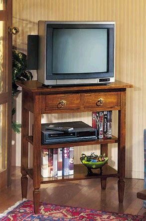 Porta tv 2 cassetti 2 ripiani arte povera cod 10301