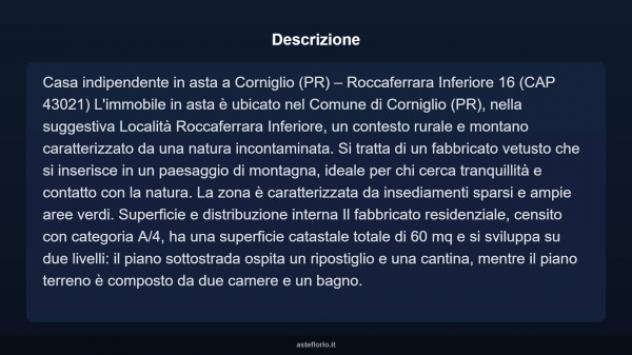Immobile in asta di 60 m² in vendita a Corniglio - Foto 5