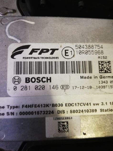 Centralina Motore Bosch Iveco - Case - Astra 0 281 020 146 EDC17CV41