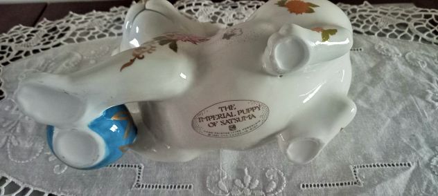 Cucciolo Imperiale  SATSUMA 1987 Firmato da Franklin Mint, dipinto a mano - Foto 3