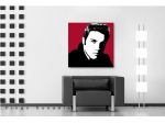 Quadro Pop Art dipinto a mano di Elvis Presley