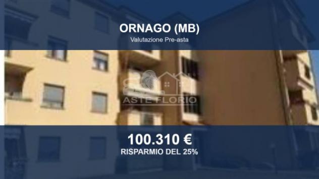 Immobile in asta di 70 m², box auto in vendita a Ornago