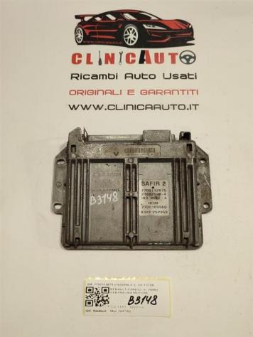 CENTRALINA MOTORE RENAULT Twingo I serie 7700112875 21652596-4 D4F702 benzina 1149 (0007)