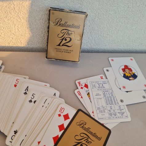 Carte da gioco vintage BALLANTINE'S THE 12 poker Modiano - Foto 2