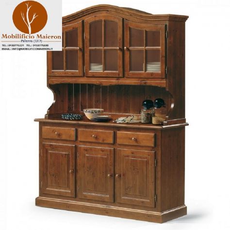 Arredi Mobili Rustici Country Credenza 3 Ante in Legno Nuova Prezzo Fabbrica
