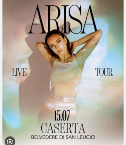Vendo due (2) biglietti in platea concerto ARISA a Caserta - 15.07.2026