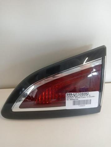 FANALE POST. PARTE INT. D. 999-U1306092 Parti elettriche  Fanaleria  Fanali  Fanale post. dx. RENAULT - SCENIC X-Mod - 01-08-2009 - 01-10-2016