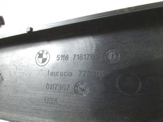 51167161769 RIVESTIMENTO PORTAOGGETTI POSTERIORE TUNNEL CENTRALE BMW X5 E70 3.0 D 4X4 173KW AUT 5P (2007) RICAMBIO USATO - Foto 2