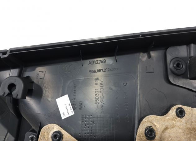 PANNELLO INTERNO PORTIERA POST DX VOLKSWAGEN Golf 7 Berlina 5G6867212 (12) - Foto 13