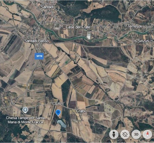 SANTADI (SU) Località CRABI' TERRENO IRRIGUO con LAGO Mq 106.000 1,50 €/m² tratt - Foto 10
