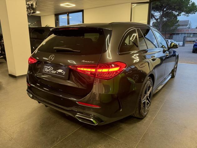MERCEDES CLASSE C220 S.W. PREMIUM AMG 2.0 MHEV 200CV PELLE NAVI CAM ANNO 2022 - Foto 3