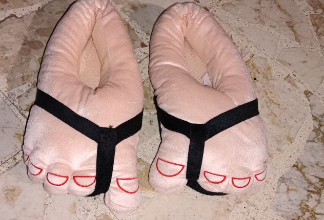 Pantofole piede rosa num. credo 45 - Foto 2