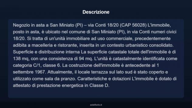 Immobile in asta di 138 m² in vendita a San Miniato - Foto 3