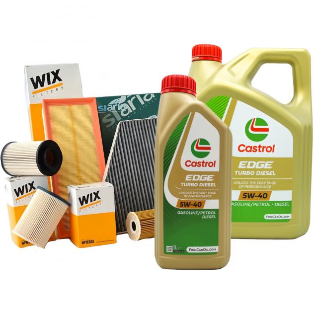 Kit Tagliando+Olio Motore Wix Ktw018+Cast5W40